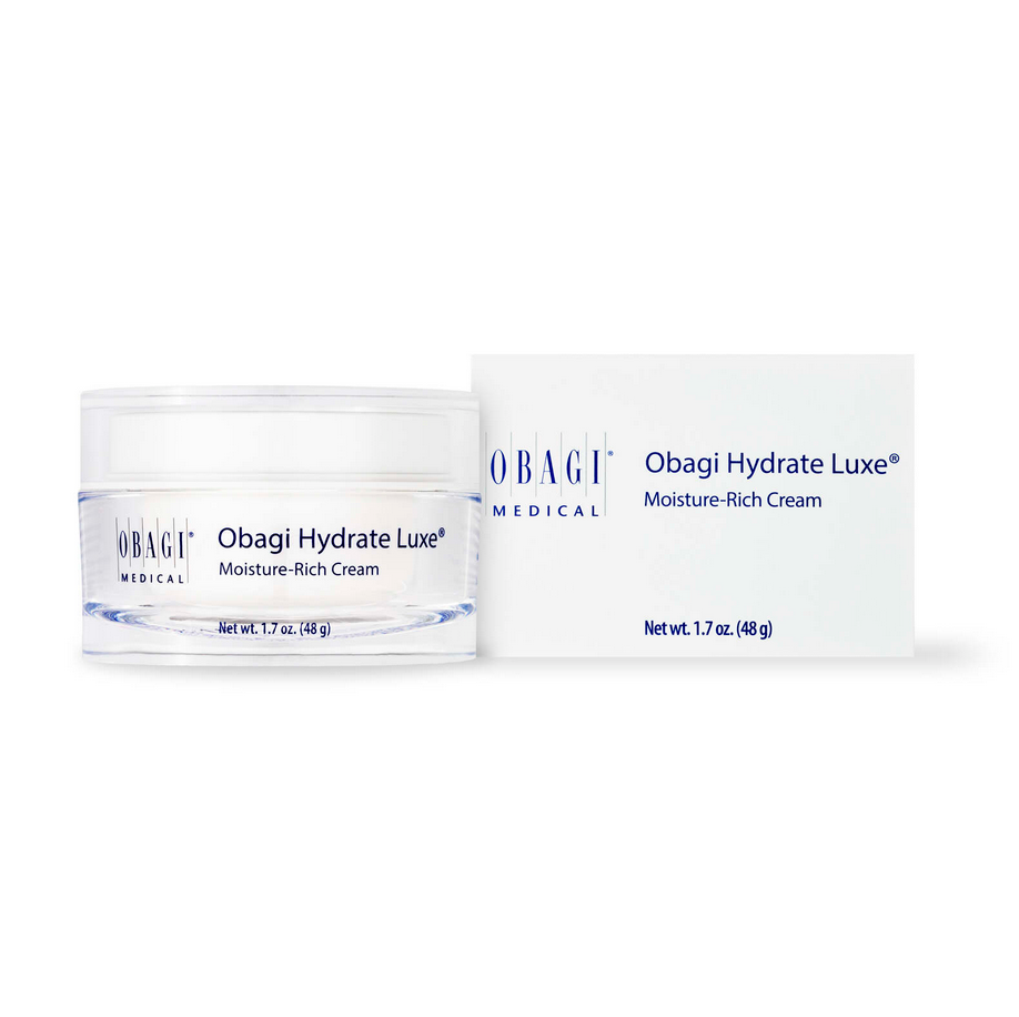 Obagi Hydrate Luxe Moisture-Rich Cream Bottle and Box