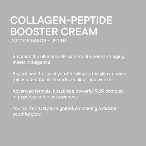 Doctor Babor Collagen-Peptide Booster Cream | SkinElite - benefits