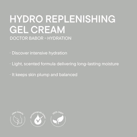 Doctor Babor Hydro Replenishing Gel Cream | SkinElite - benefits