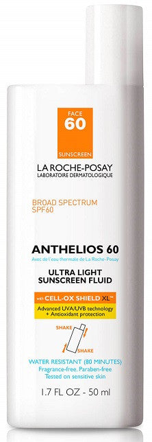 La Roche-Posay Anthelios 60 Ultra Light Sunscreen Fluid 1.7 fl oz.