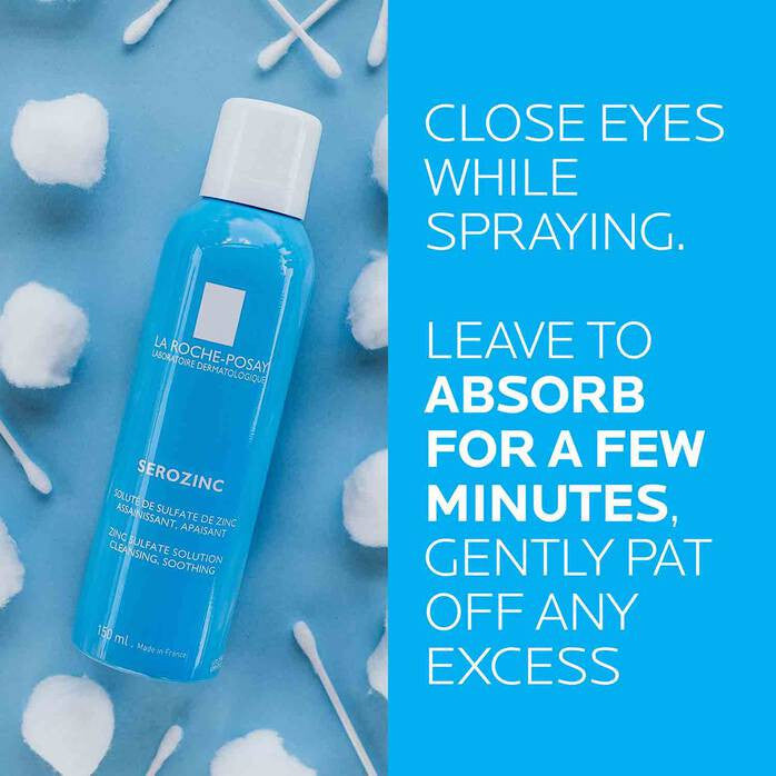 La Roche-Posay Serozinc Face Mist 5 fl oz - SkinElite - directions