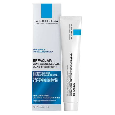 La Roche-Posay Effaclar Adapalene Gel Bottle and Box