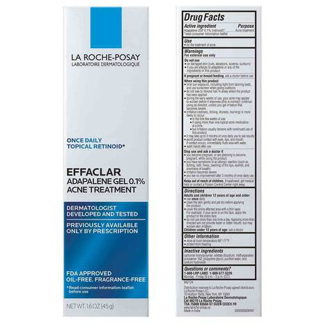 La Roche-Posay Effaclar Adapalene Gel Box