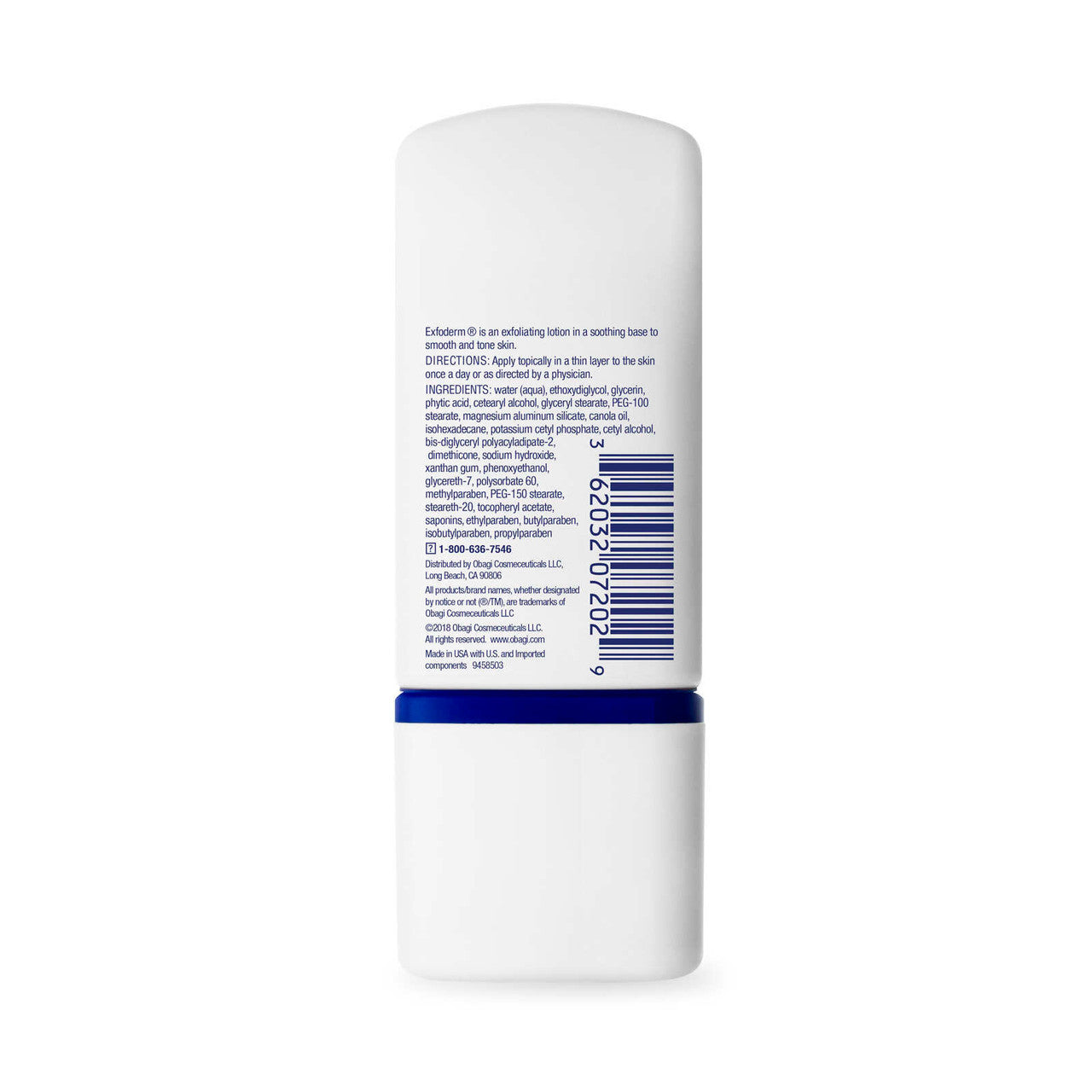 Obagi Nu-Derm Exfoderm Skin Smoothing Lotion 2 fl oz - back
