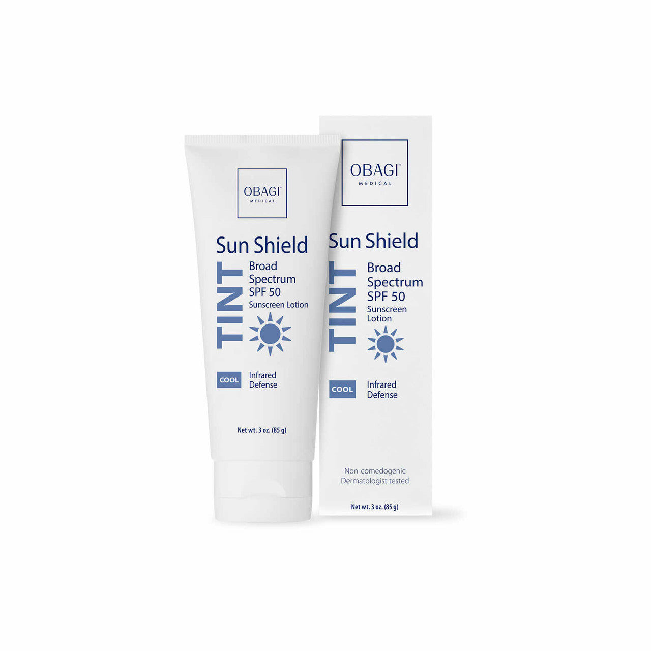 Obagi Sun Shield TINT Broad Spectrum SPF 50 Cool 3 fl oz - box