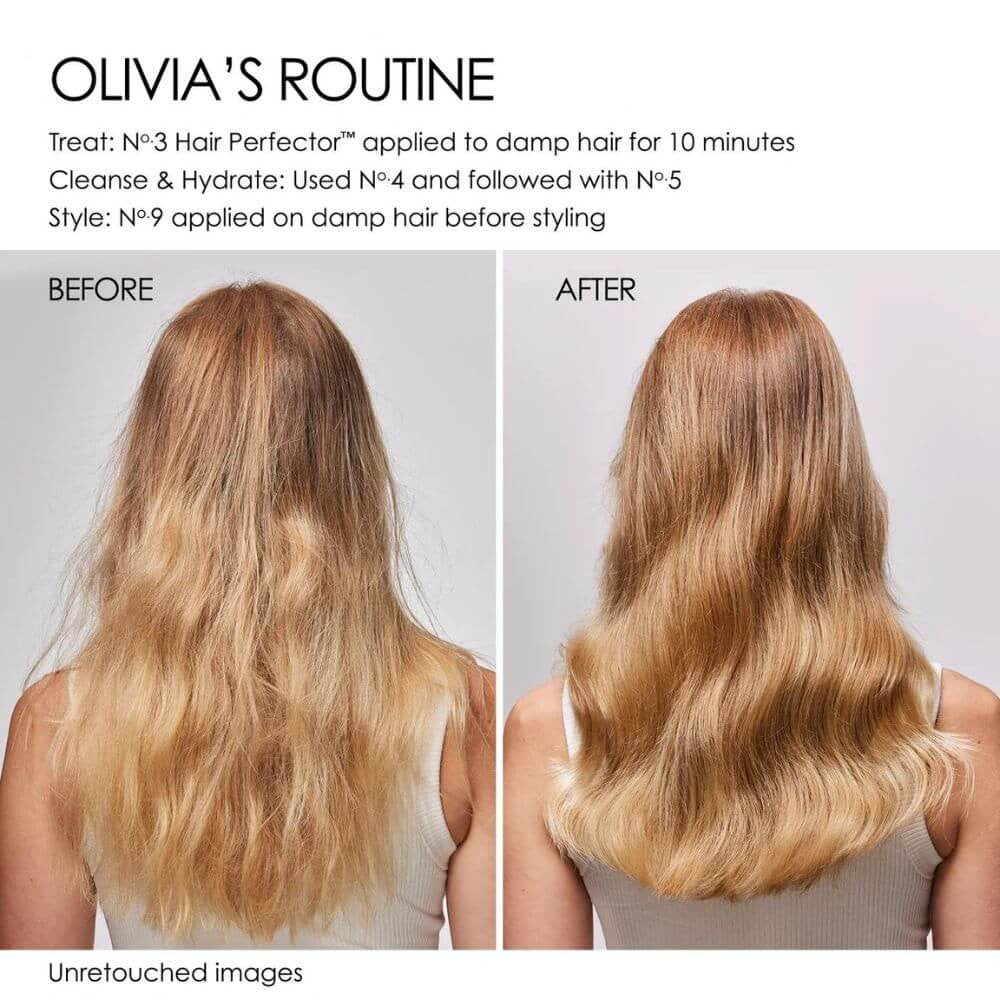 Olaplex Nº.3 Hair Perfector Before and After Blonde Hair - SkinElite
