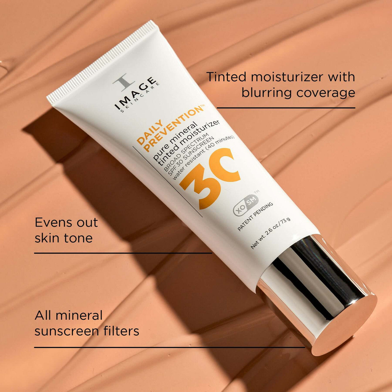 IMAGE DAILY PREVENTION pure mineral tinted moisturizer SPF 30 - 2.6 fl oz - SkinElite - benefits