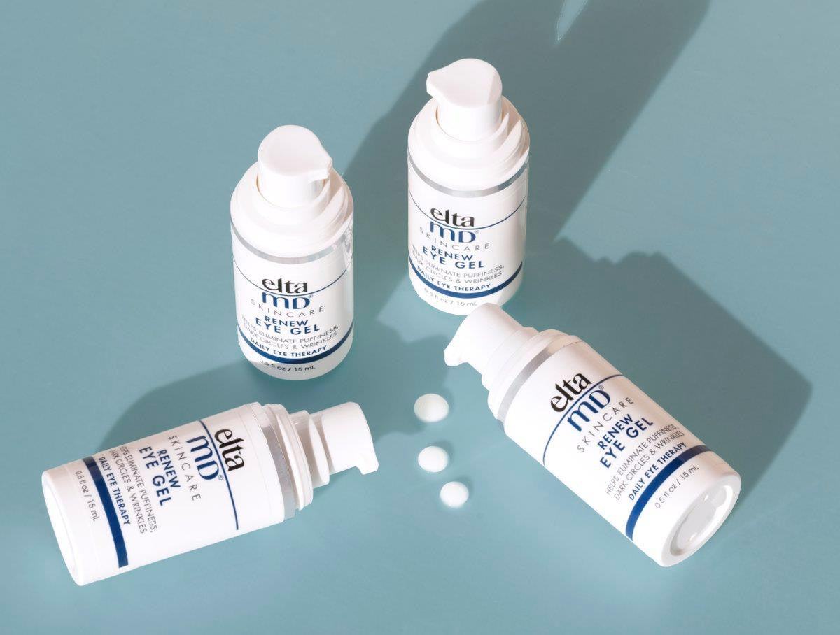 EltaMD Renew Eye Gel Bottles and Texture