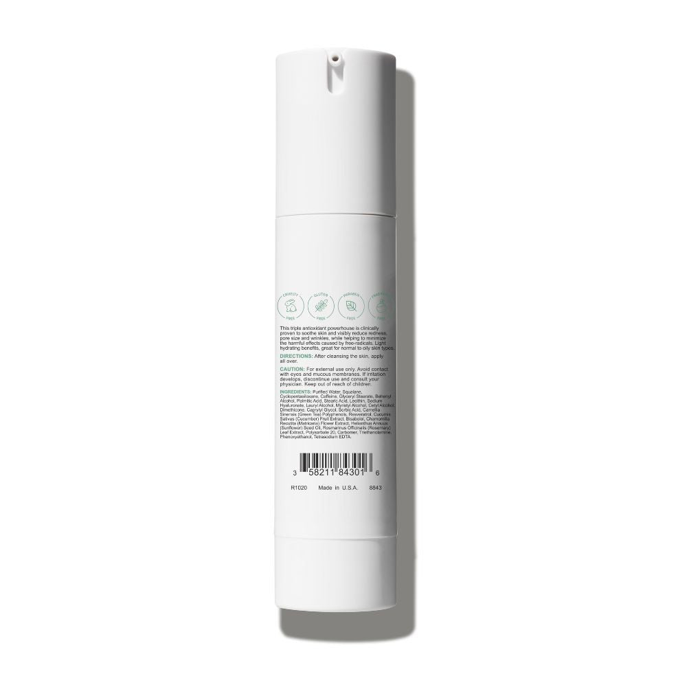 Replenix Redness Reducing Triple AOX Cream 1 oz Back