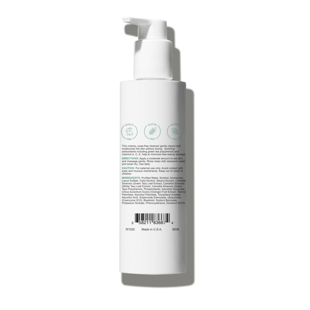 Replenix Green Tea Gentle Soothing Cleanser 6.7 oz Back