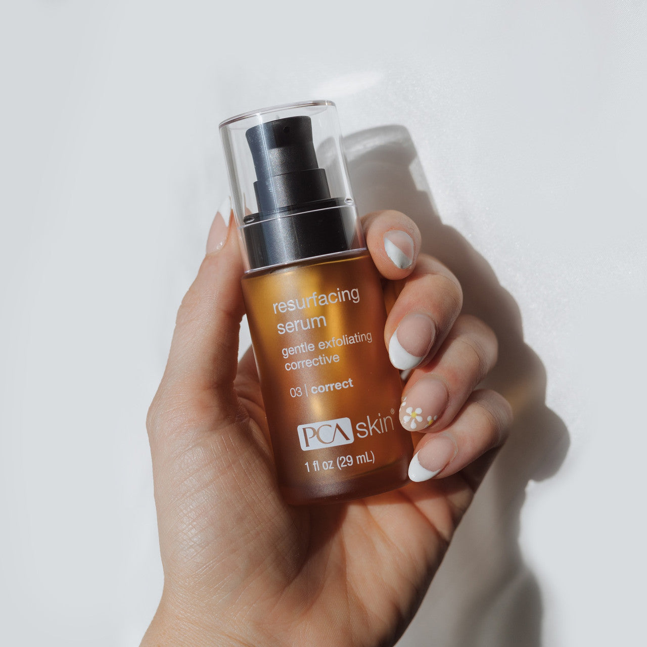PCA Skin Resurfacing Serum In Hand