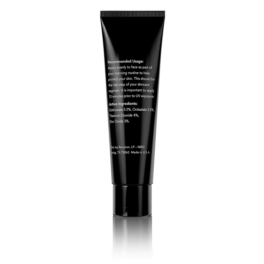 Revision Intellishade Matte SPF 45 Tinted Moisturizer Back of Tube