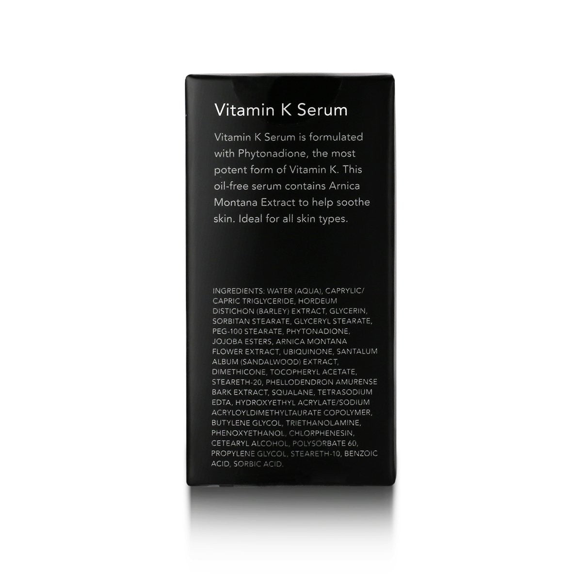 Revision Vitamin K Serum 0.5fl oz box back