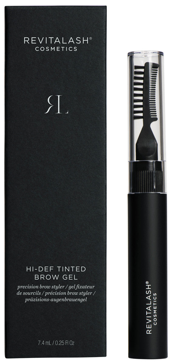 Revitalash Hi-Def Brow Gel Dark Brown 7.4mL with box
