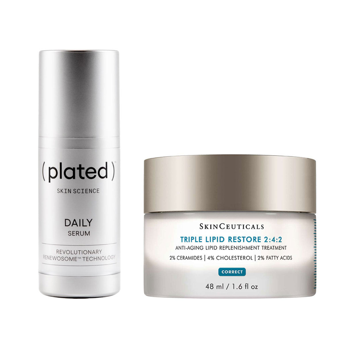 Plated Daily Serum + SkinCeuticals Triple Lipid Set