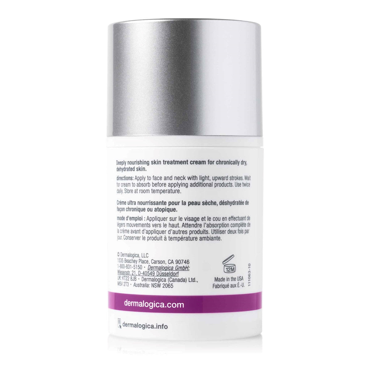 Dermalogica Super Rich Repair Moisturizer back