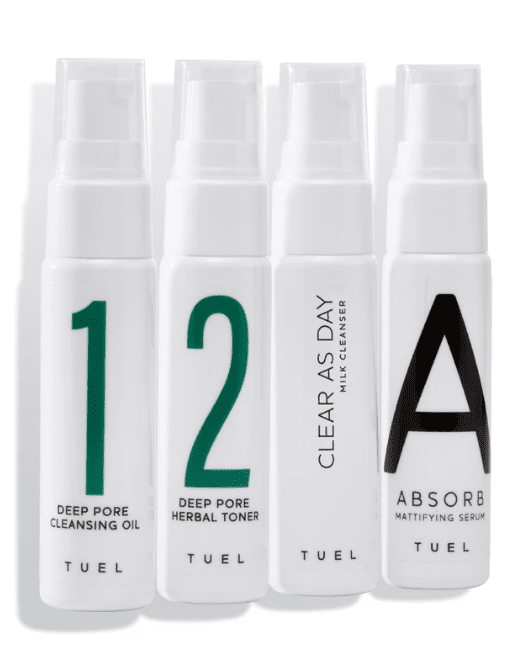 Tuel Detox Travel Pack Mini With Milk Cleanser 4 x 1.0 fl oz.