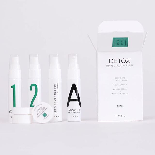 Tuel Detox Travel Pack Mini With Milk Cleanser 4 x 1.0 fl oz. box