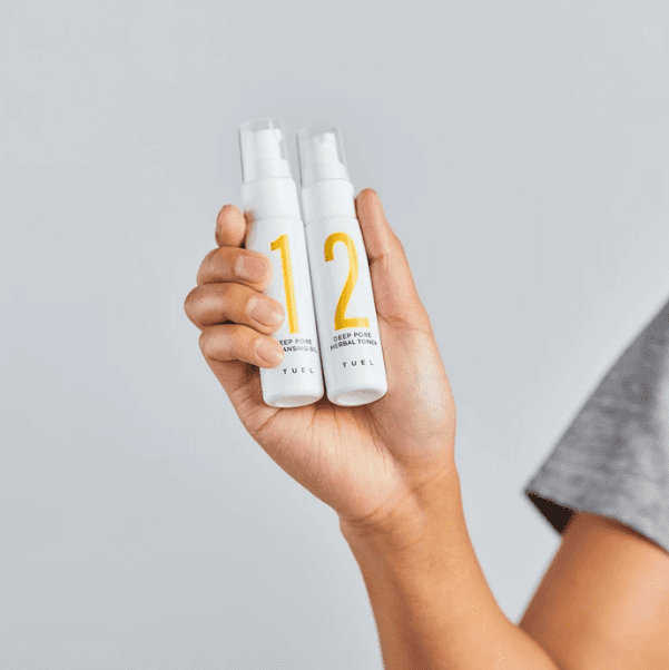 Tuel Moisture Travel Pack Mini Set 4 x 1.0 fl oz. lifestyle