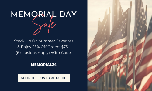 Memorial Day Sale 25% Off With Orders $75+
