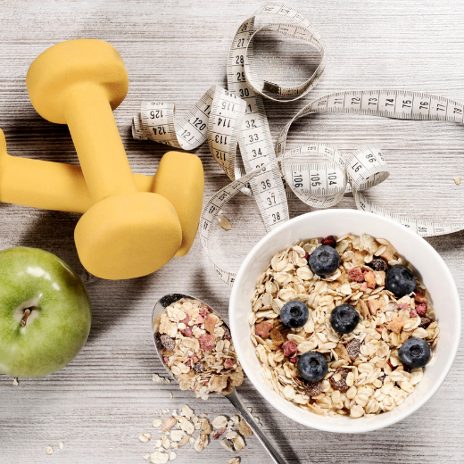 Exercise and diet to lose weight