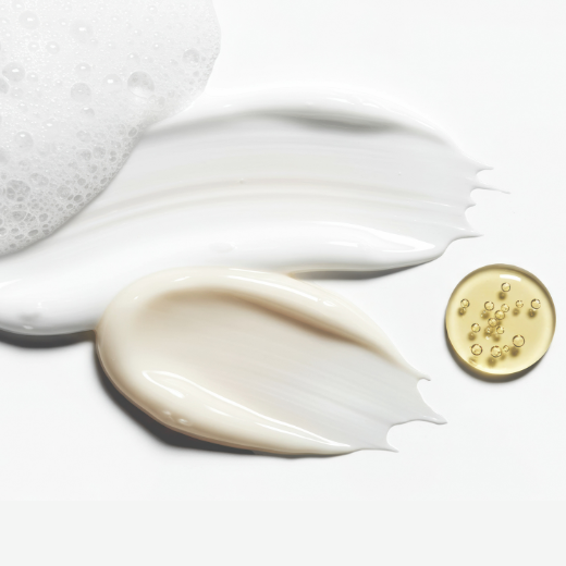 Skincare Routine Product Textures