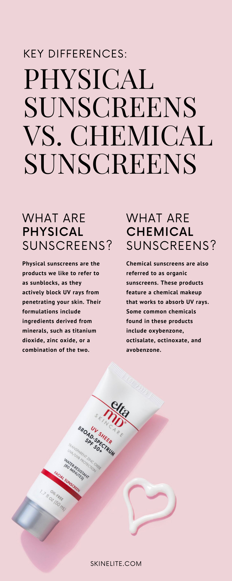 Key Differences: Physical Sunscreens vs. Chemical Sunscreens