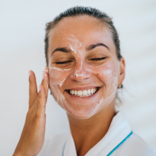 Using a lightweight moisturizer